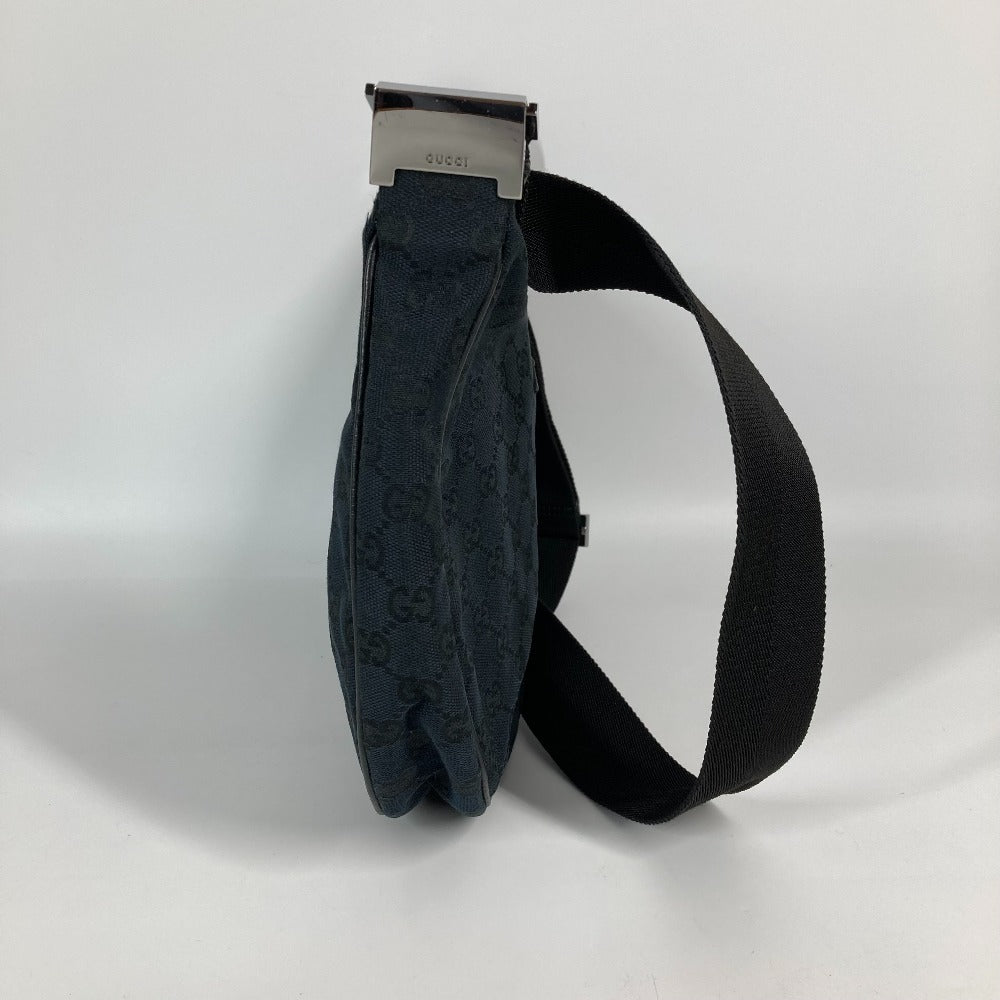 GUCCI GGキャンバス カバン ショルダーバッグ GGキャンバス/レザー レディース ブラック