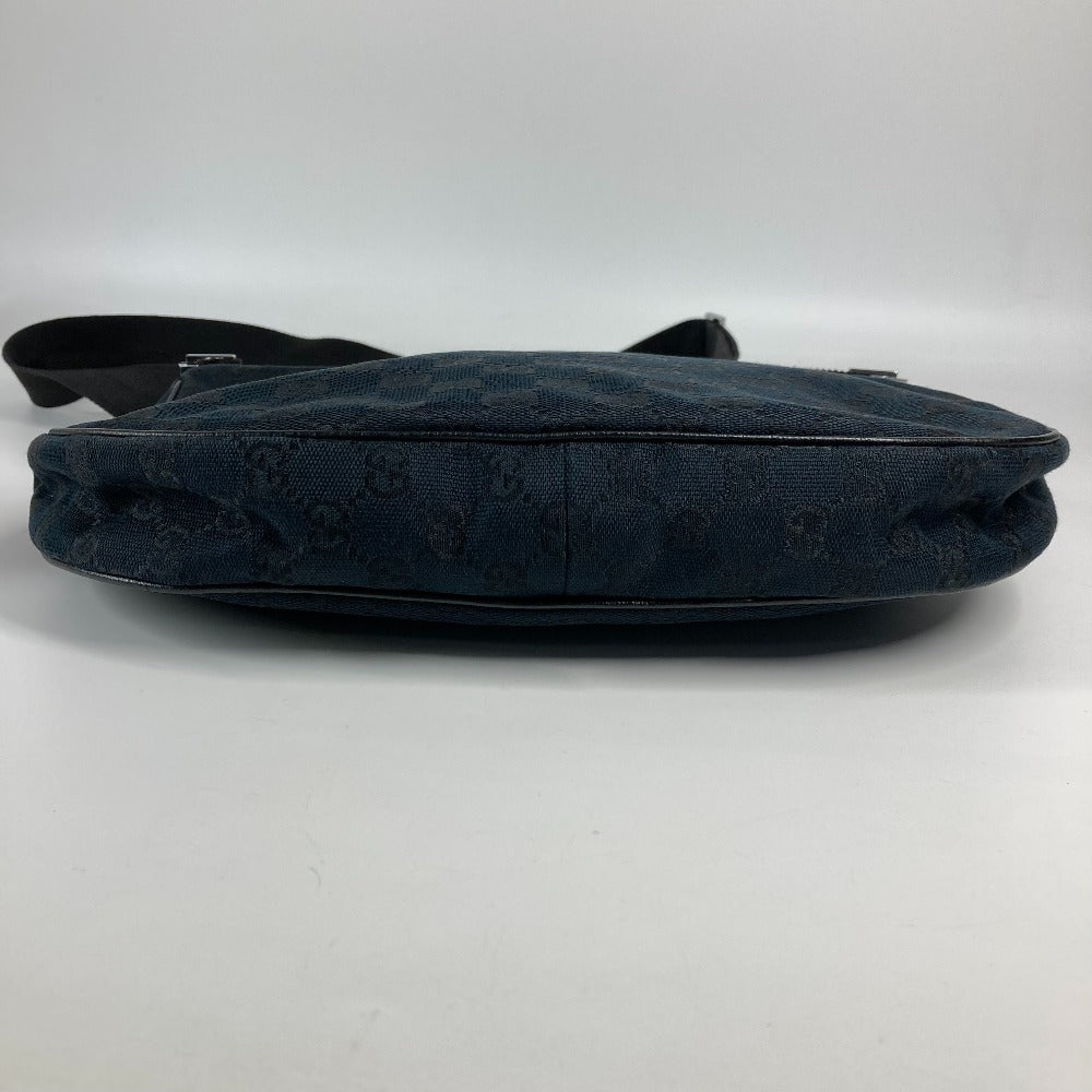 GUCCI GGキャンバス カバン ショルダーバッグ GGキャンバス/レザー レディース ブラック