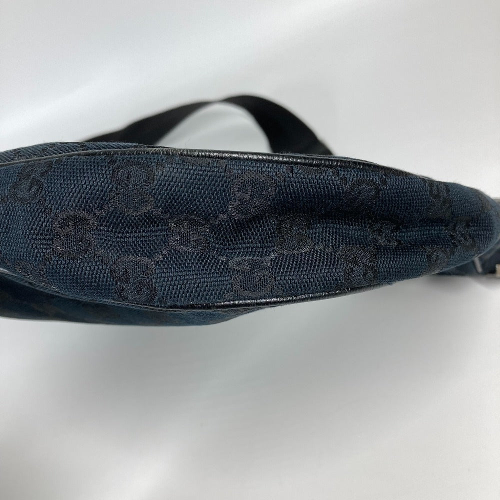 GUCCI GGキャンバス カバン ショルダーバッグ GGキャンバス/レザー レディース ブラック