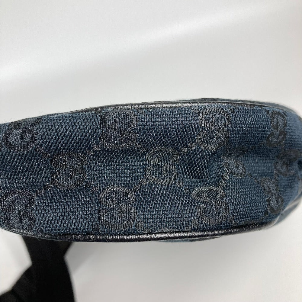 GUCCI GGキャンバス カバン ショルダーバッグ GGキャンバス/レザー レディース ブラック