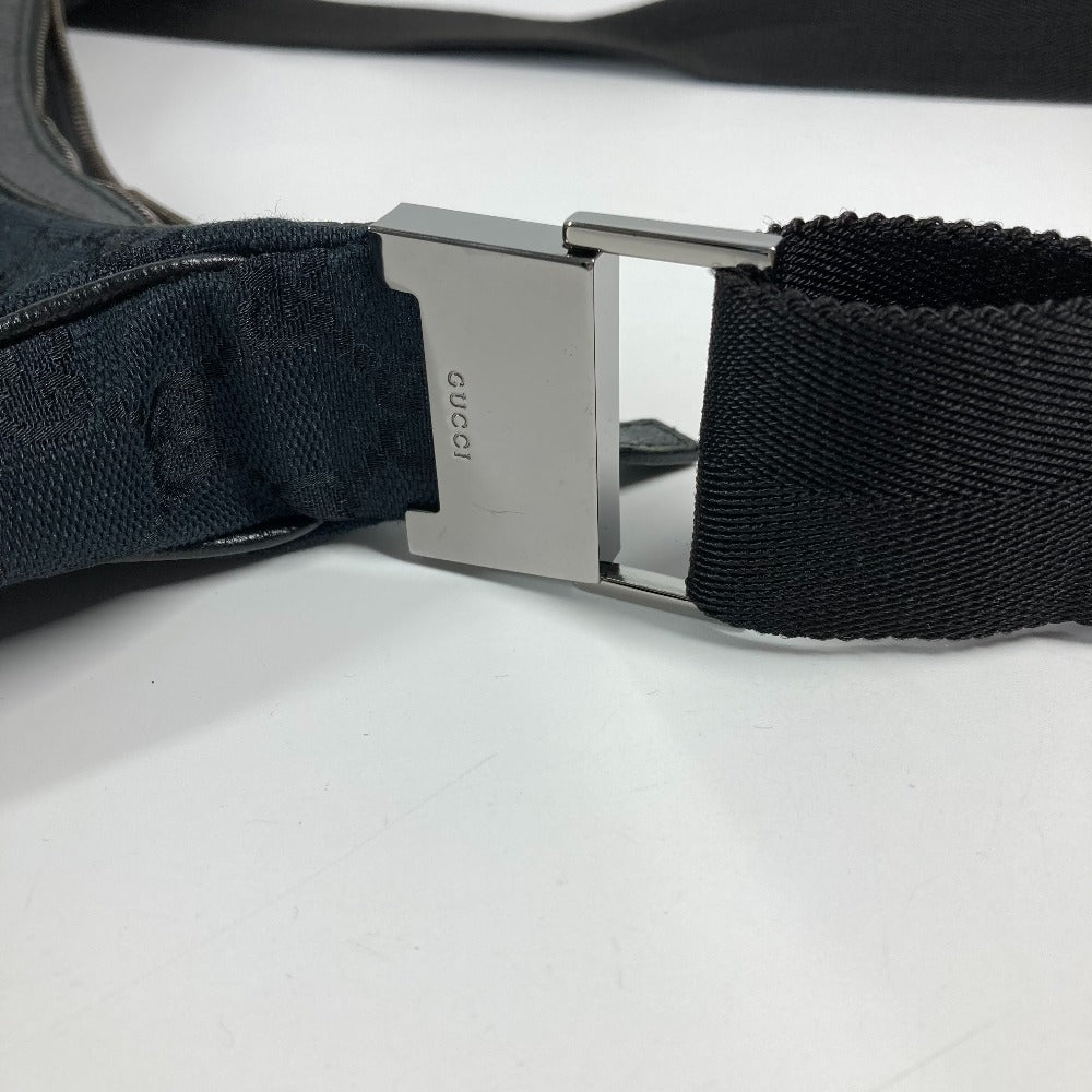GUCCI GGキャンバス カバン ショルダーバッグ GGキャンバス/レザー レディース ブラック