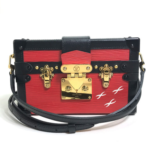 LOUIS VUITTON M54651 エピ プティットマル カバン ポシェット ショルダーバッグ エピレザー レディース コクリコ×ノワール レッド/ブラック