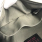 FURLA Studded Isola Chain Waist Bag/Body Bag in Leather, Women's, White with Silver Hardware