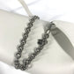 FURLA Studded Isola Chain Waist Bag/Body Bag in Leather, Women's, White with Silver Hardware