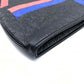 BALENCIAGA 535334 Graffiti Paint Explorer Clutch Bag, Men's/Women's, Unisex Leather, Black/Black/Multicolor