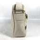GUCCI 523589 ロゴプリント カバン メッセンジャーバッグ ショルダーバッグ レザー レディース ホワイト