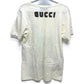 GUCCI 492347 ANIMISMO Bambi Print Apparel Top, Short Sleeve Cotton T-Shirt, Men's, Ivory