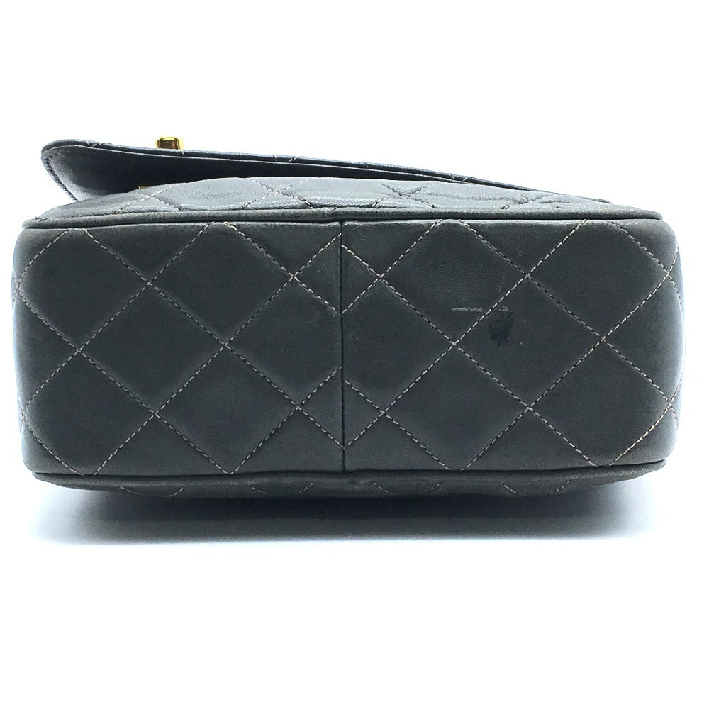 CHANEL CC Coco Mark Matelasse Fringe Single Chain Shoulder Bag in Lambskin, Gray
