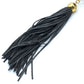 CHANEL CC Coco Mark Matelasse Fringe Single Chain Shoulder Bag in Lambskin, Gray