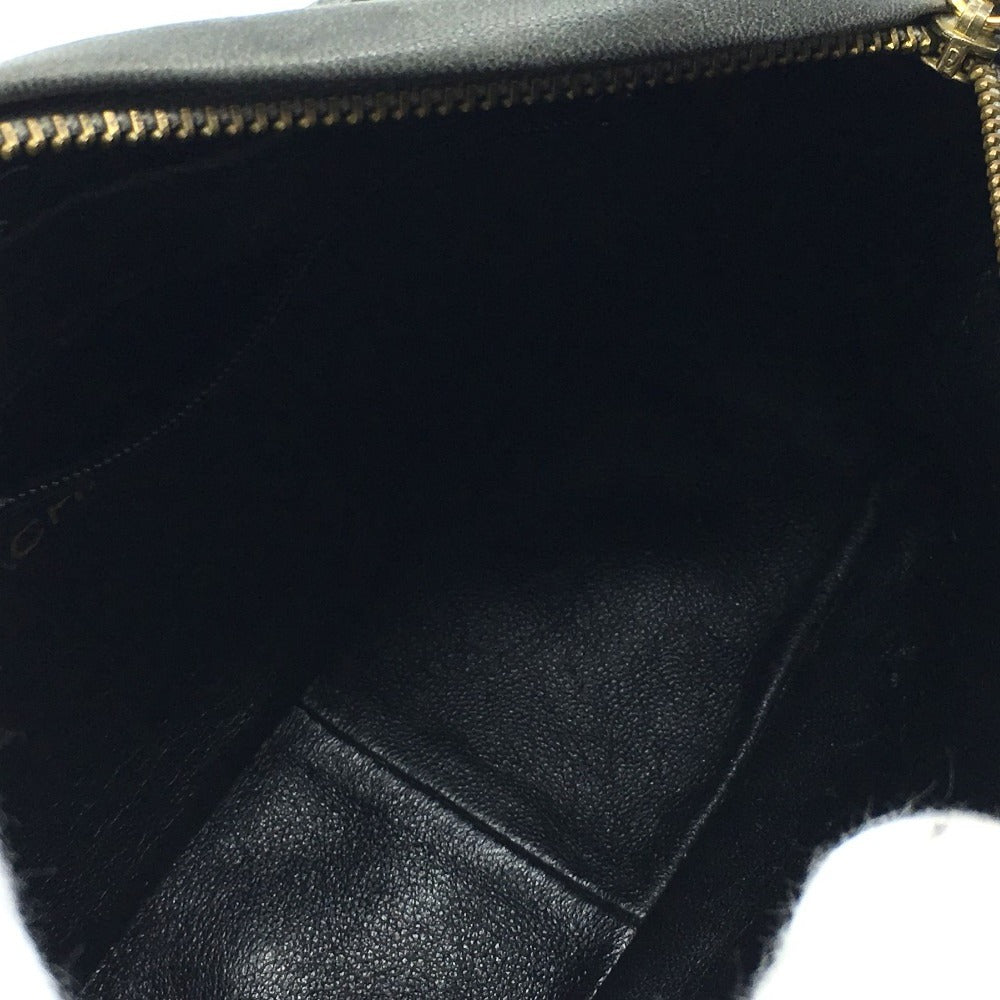 CHANEL CC Coco Mark Matelasse Fringe Single Chain Shoulder Bag in Lambskin, Gray