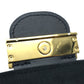 LOUIS VUITTON M55821 LV Lock Chain Dauphine MM 2-Way Shoulder Bag in Calfskin, Noir and Black