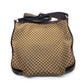 CELINE Macadam All-Over Print Shoulder Bag, Crossbody Messenger Bag, Canvas/Leather, Unisex, Brown