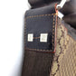 CELINE Macadam All-Over Print Shoulder Bag, Crossbody Messenger Bag, Canvas/Leather, Unisex, Brown