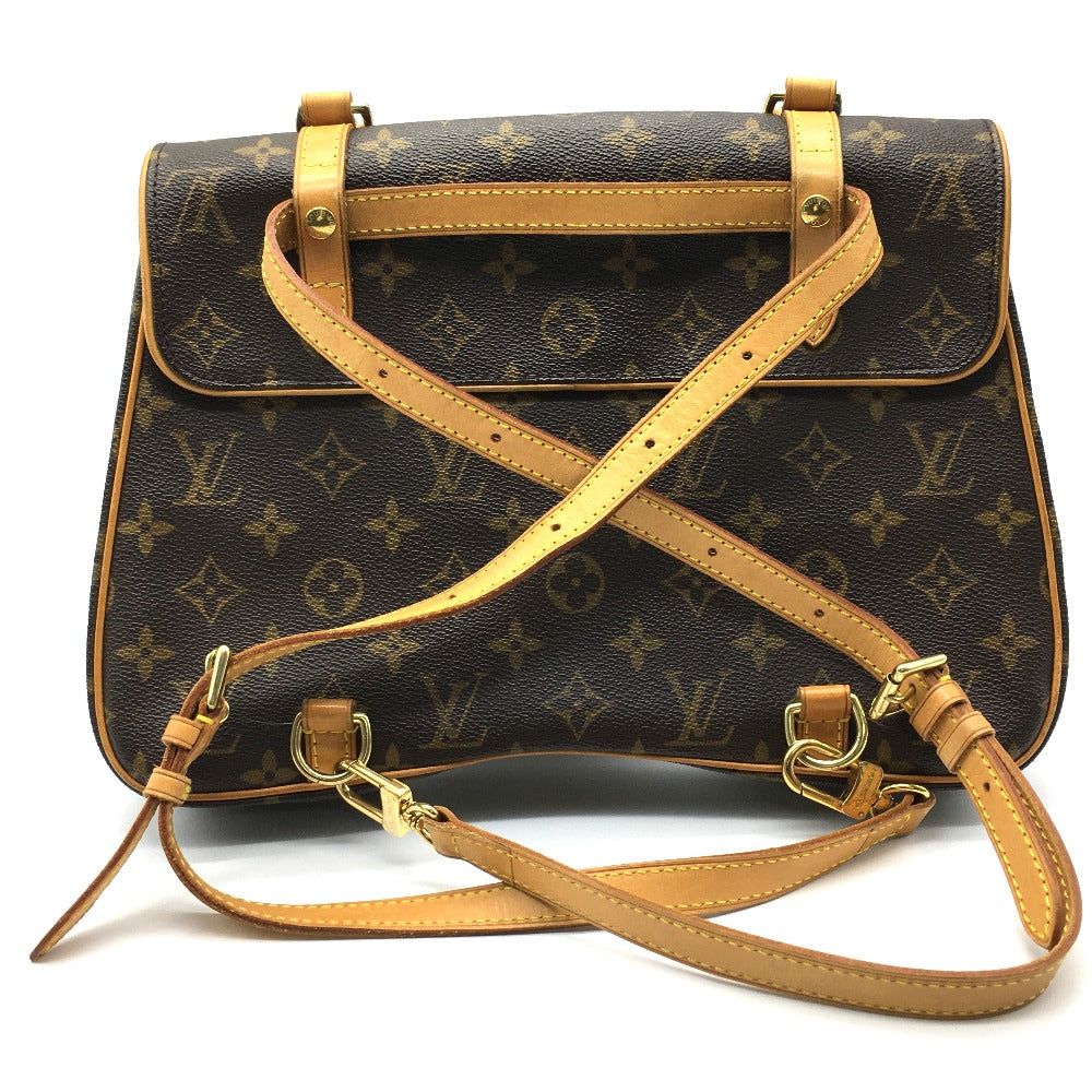 LOUIS VUITTON M51158 Monogram Marel Sac Addo Satchel Bag, 3-way Backpack, Monogram Canvas, Women's, Brown