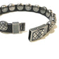 BOTTEGA VENETA Intrecciato Bracelet, Men's, Silver, Black, AG925