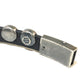 BOTTEGA VENETA Intrecciato Bracelet, Men's, Silver, Black, AG925
