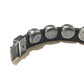 BOTTEGA VENETA Intrecciato Bracelet, Men's, Silver, Black, AG925