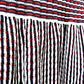 CHANEL P47925 Striped Summer Dress, Sleeveless, Rayon, Women's, Black, Black x Red x White