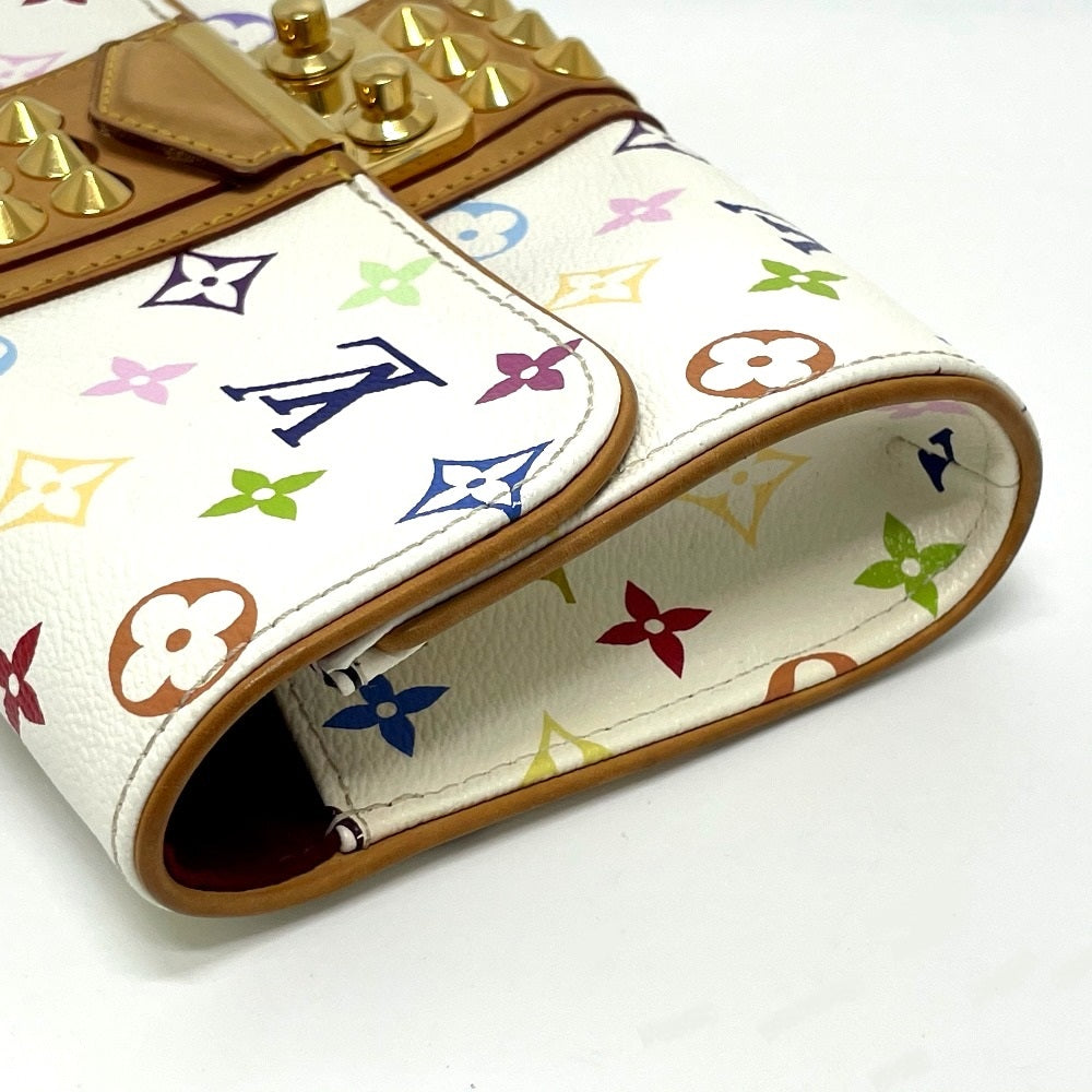 LOUIS VUITTON M45639 Monogram Multicolore Pochette Courtney Clutch Bag/Second Handbag in Monogram Multicolore Canvas, Women's, Brown/Multicolore