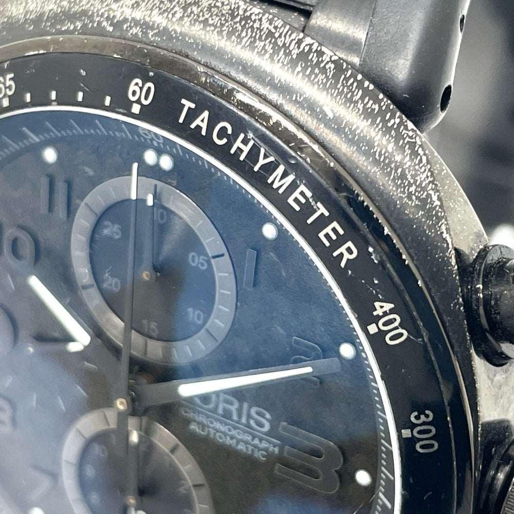 ORIS 7611 Chronograph TT3 CHRONOGRAPH BLACK Automatic Titanium Men's Watch, Black