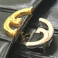 GUCCI GG Metal Old Gucci Bag Shoulder Bag One-Shoulder Bag Vintage Shoulder Bag Leather Women's Black