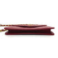 CHANEL Bicolor Coco Mark Chain Shoulder Bag in Lambskin, Red