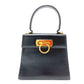 Salvatore Ferragamo O212193 Gancini 2-Way Mini Shoulder Bag in Black Leather