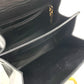 Salvatore Ferragamo O212193 Gancini 2-Way Mini Shoulder Bag in Black Leather