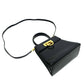Salvatore Ferragamo O212193 Gancini 2-Way Mini Shoulder Bag in Black Leather
