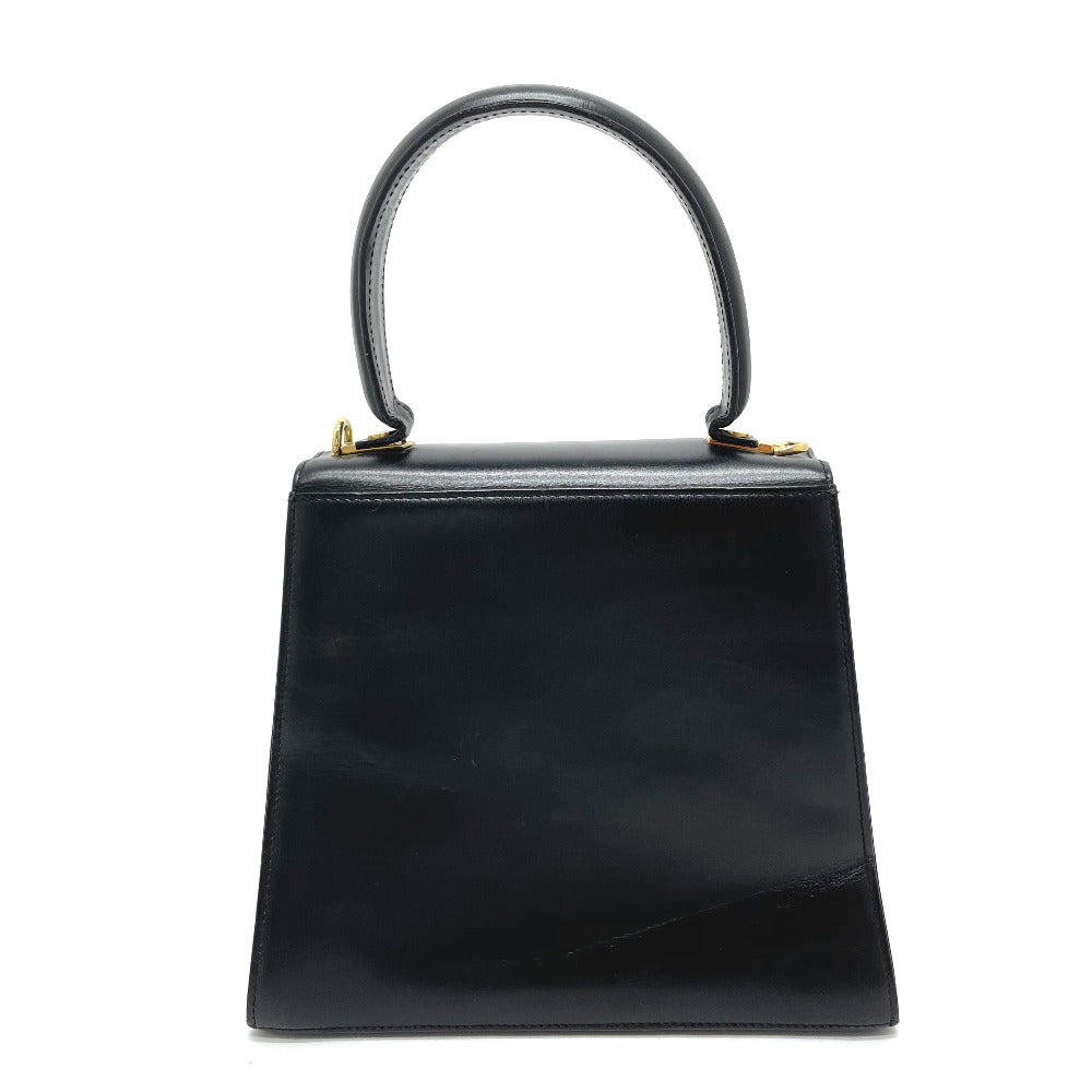 Salvatore Ferragamo O212193 Gancini 2-Way Mini Shoulder Bag in Black Leather