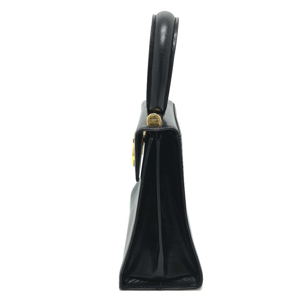 Salvatore Ferragamo O212193 Gancini 2-Way Mini Shoulder Bag in Black Leather