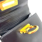 Salvatore Ferragamo O212193 Gancini 2-Way Mini Shoulder Bag in Black Leather