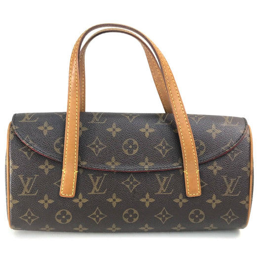 LOUIS VUITTON M51902 モノグラム ソナチネ カバン 横長 ハンドバッグ モノグラムキャンバス レディース ブラウン