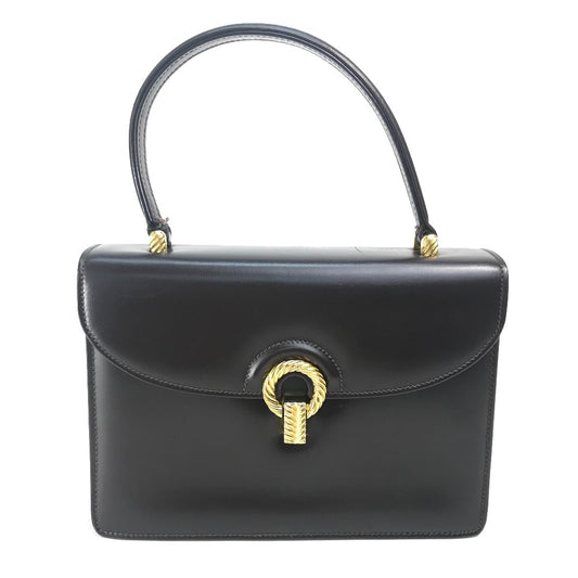 GUCCI オールドグッチ アコーディオン カバン ワンハンドル ハンドバッグ レザー レディース ブラウン×ゴールド金具