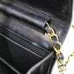 CHANEL CC Coco Mark Matelasse/Shoulder Bag, Chain Shoulder Bag, Lambskin, Women's, Navy