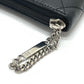 CHANEL A26710 カンボンライン オーガナイザー ラウンドファスナー 長財布 カーフレザー レディース ブラック×ピンク