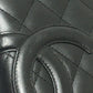 CHANEL A26710 カンボンライン オーガナイザー ラウンドファスナー 長財布 カーフレザー レディース ブラック×ピンク