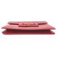 GUCCI 004-01-0476 Vintage Old Gucci Bag, 2-Way Clutch/Shoulder Bag, Leather, Women's, Red and Gold Hardware