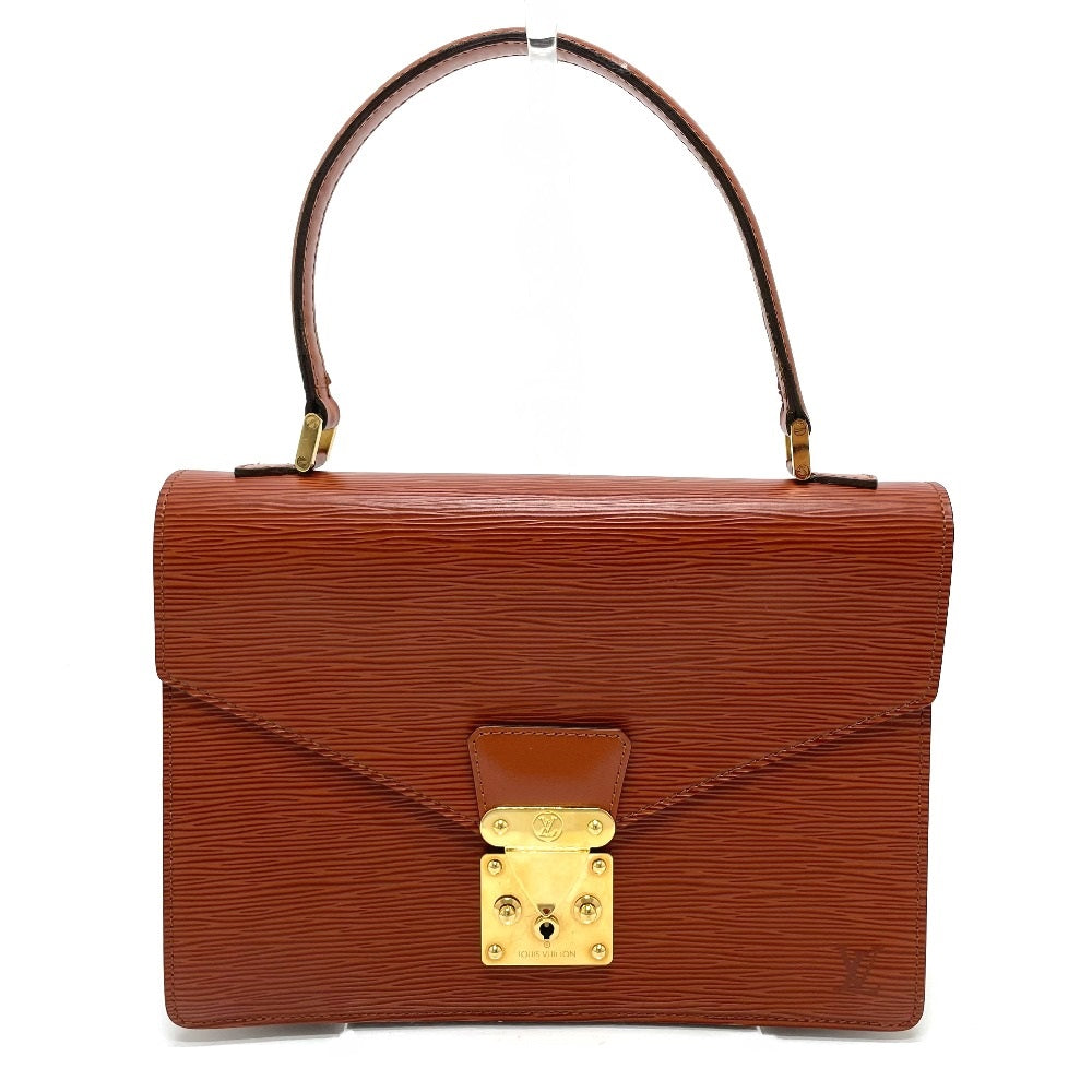 LOUIS VUITTON M52133 Epi Concorde Business Bag Handbag in Epi Leather, Kenya Brown