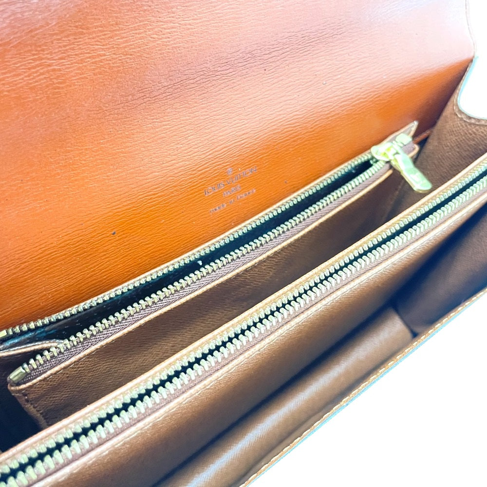 LOUIS VUITTON M52133 Epi Concorde Business Bag Handbag in Epi Leather, Kenya Brown