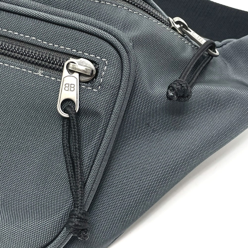 BALENCIAGA Explorer Waist Pouch (482389) - Unisex Nylon Belt Bag in Gray