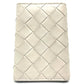 BOTTEGA VENETA 630336 Intrecciato Key Ring 6-Ring Key Case, Leather, Unisex, Off-White