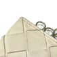 BOTTEGA VENETA 630336 Intrecciato Key Ring 6-Ring Key Case, Leather, Unisex, Off-White