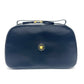 VERSACE Medusa Logo Vanity Bag, Unisex Leather Handbag, Black with Gold Hardware