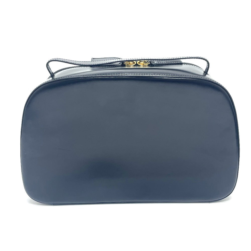 VERSACE Medusa Logo Vanity Bag, Unisex Leather Handbag, Black with Gold Hardware