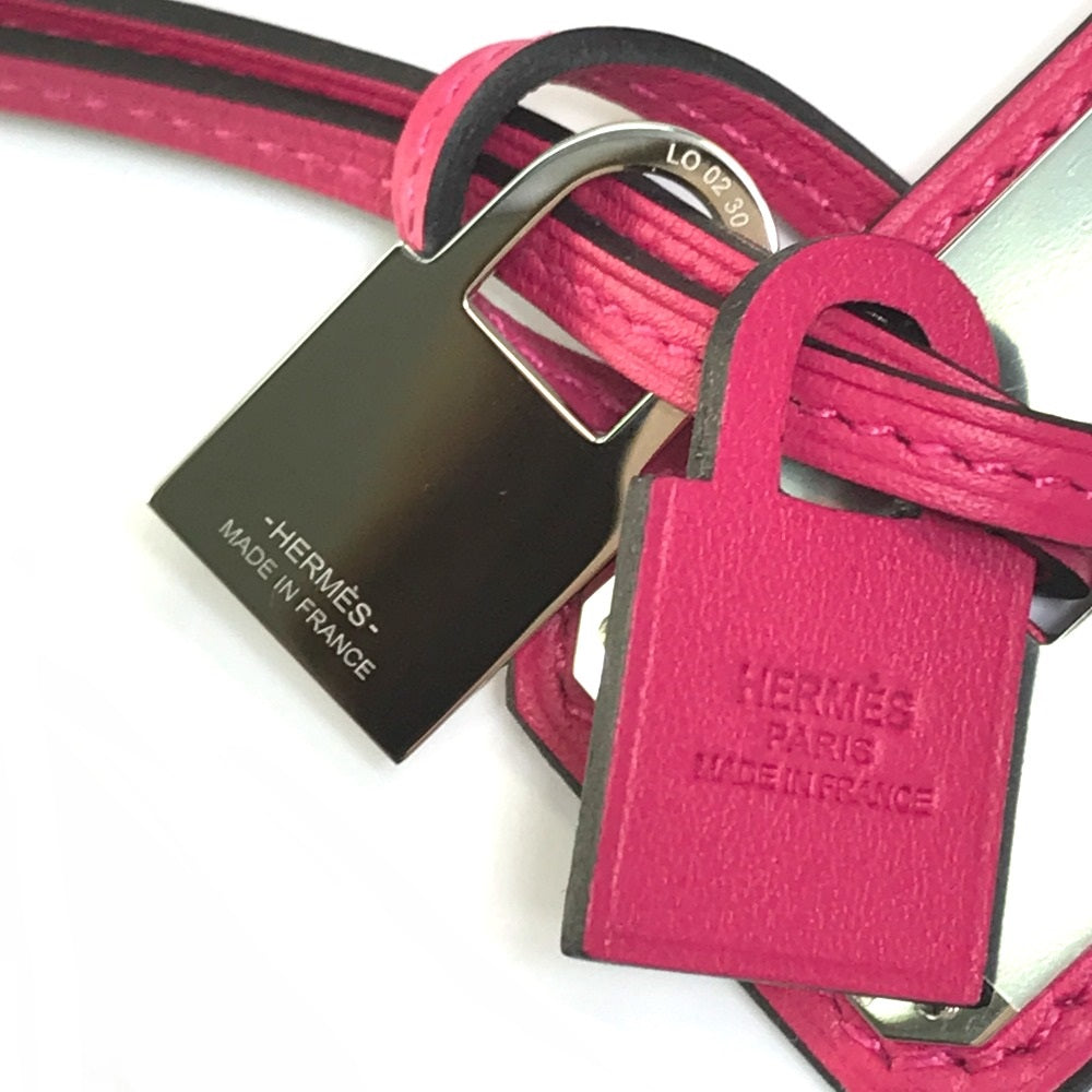 HERMES Pendant O'Kelly GM O'Kelly GM Accessories Necklace Vaux Swift Ladies Rose Mexico Pink