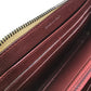 CHANEL Gradient Matelasse Long Wallet with Round Zipper, Lambskin, Women's, Gold and Brown