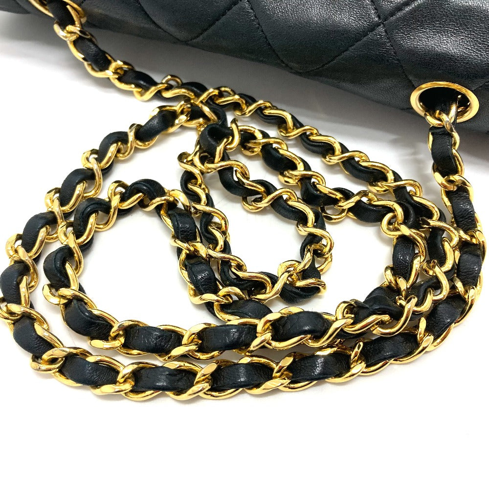 CHANEL CC Coco Mark Diana 22 Single Chain Shoulder Bag in Lambskin, Black