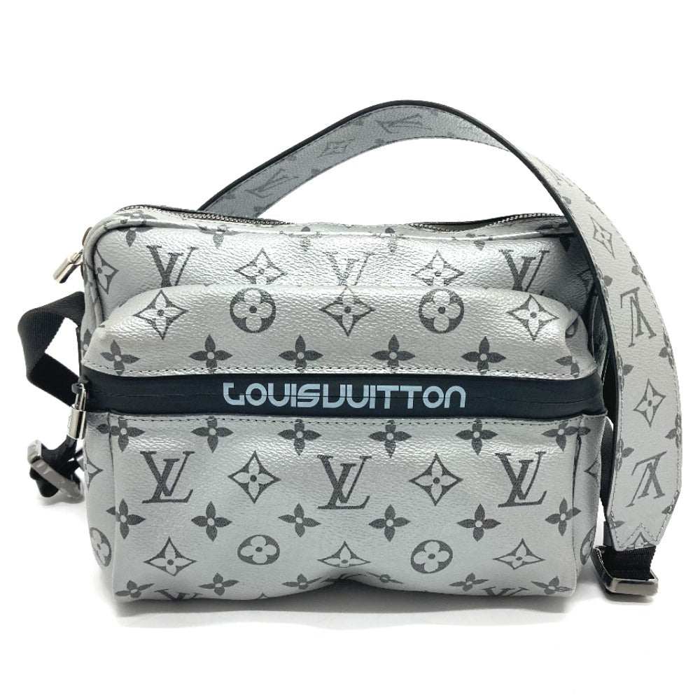 LOUIS VUITTON M43859 Monogram Reflect Messenger PM Shoulder Bag in Monogram Canvas, Silver