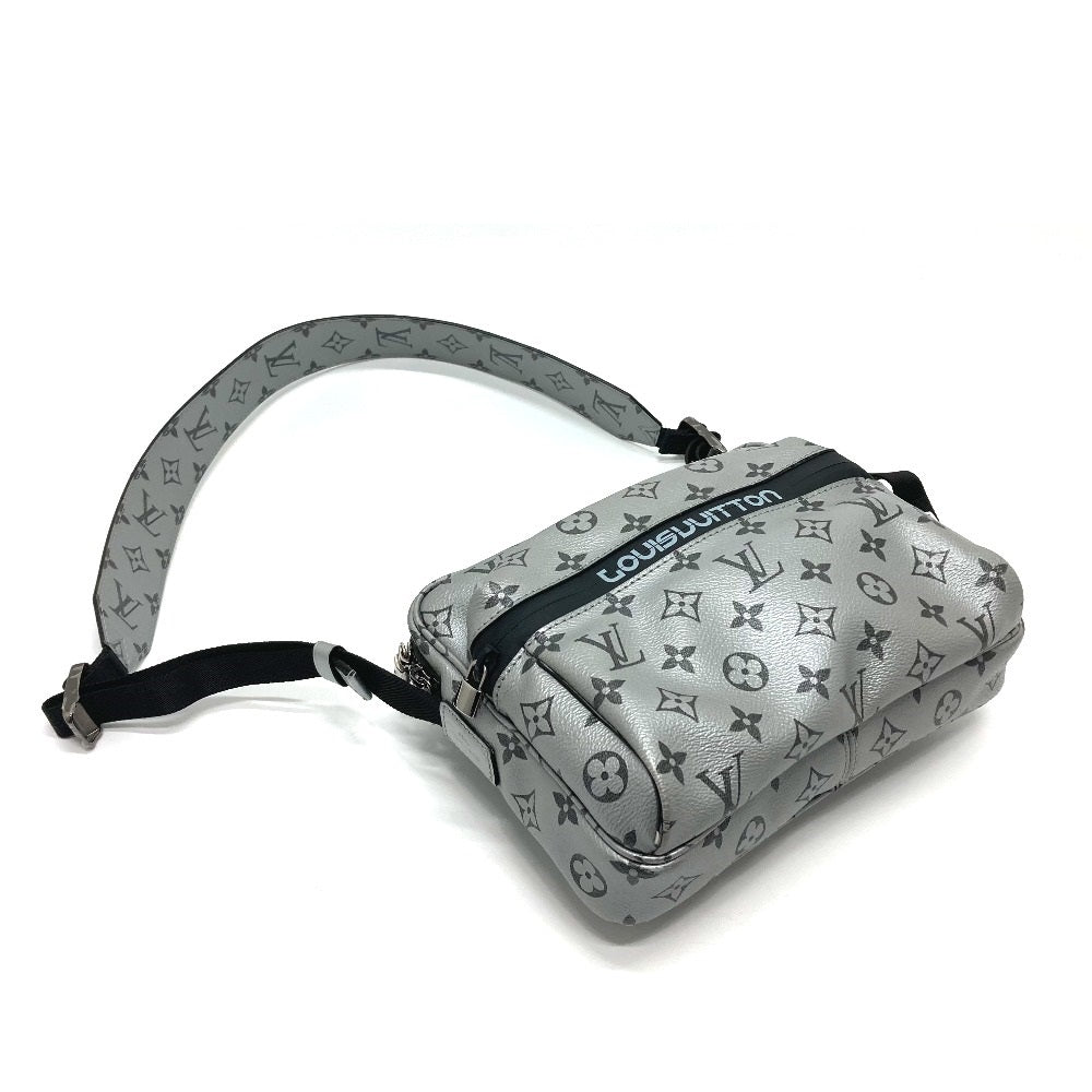 LOUIS VUITTON M43859 Monogram Reflect Messenger PM Shoulder Bag in Monogram Canvas, Silver